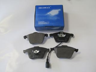 AUDI A3 05/08 ÖN FREN BALATASI 1,6/2,0TFSI 1KABLOLU DİSK 155,2X72,7X19,3/15 6,4X73X19,3 BRAMAX 1K0698151B